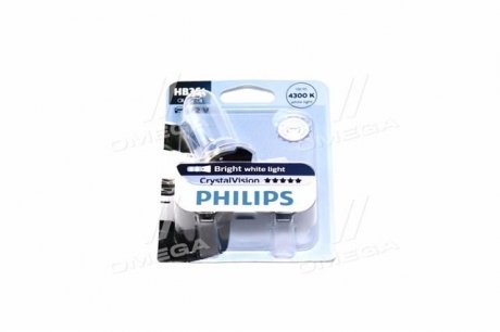 Лампа накаливания HB3 12V 60W P20d Cristal Vision 1шт blister 4300K philips 9005CVB1 на Хонда Цивик