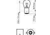 Лампа накаливания P21W 12V 21W BA15s LongerLife EcoVision (пр-во) philips 12498LLECOCP