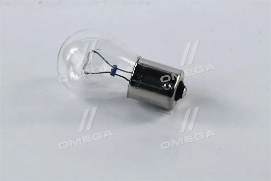Лампа накаливания P21W 12V 21W BA15s LongerLife EcoVision (пр-во) Philips 12498LLECOCP (фото 1)