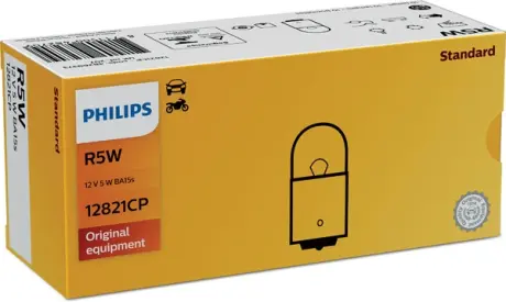 Лампа накалу R5W12V 5W BA15s philips 12821CP