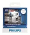 Лампа розжарювання H1 12V 55W P14,5s Cristal Vision + 2x W5W 4300K (вир-во) philips 12258CVSM