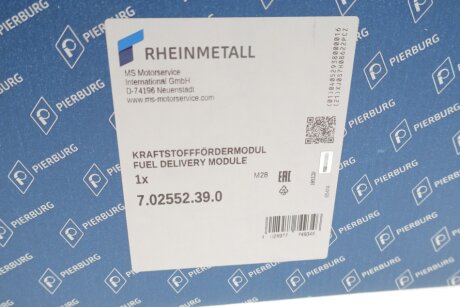 Паливний насос pierburg 702552390