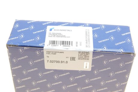 Електричний паливний насос pierburg 702700910