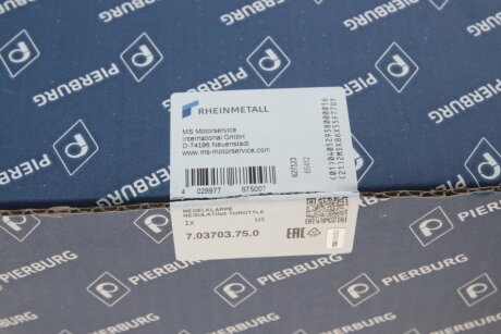 Корпус дросельної заслінки pierburg 703703750