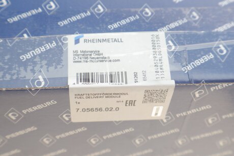 Паливний насос в зборі pierburg 705656020