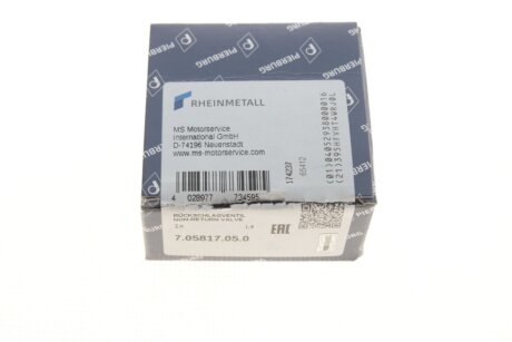 Клапан управління тиском pierburg 705817050