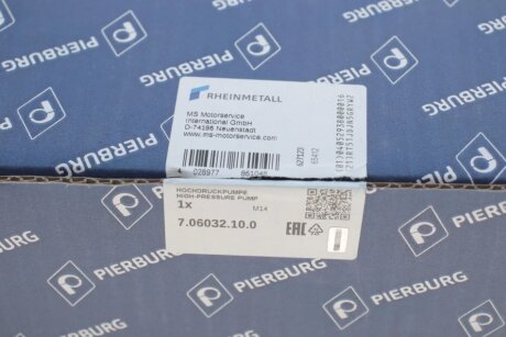 Паливний насос високого тиску pierburg 706032100