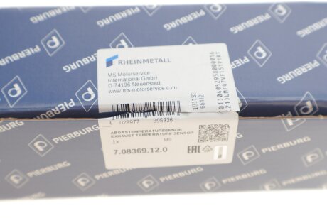 Датчик температуры ОГ pierburg 708369120