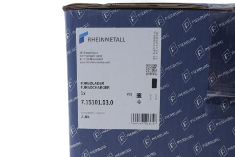 Турбокомпресор pierburg 715101030