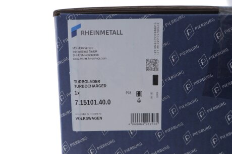 Турбокомпресор pierburg 715101400