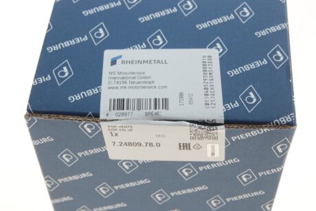 Клапан EGR pierburg 724809780