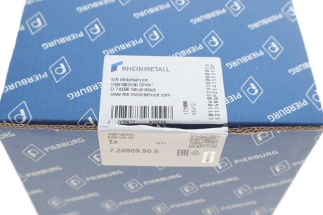 Клапан рециркуляції газів pierburg 724809900