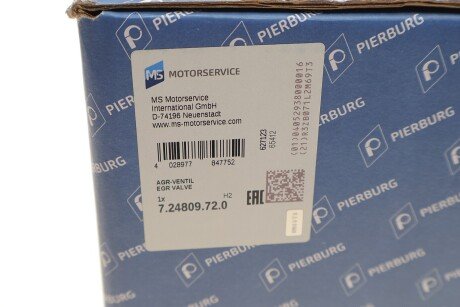 Клапан рециркуляції газів pierburg 724809720