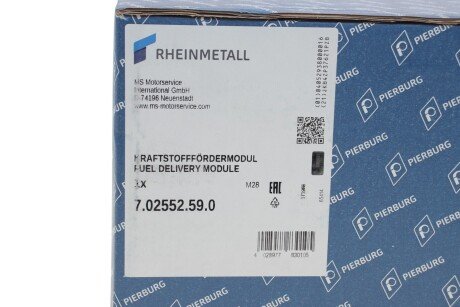 Паливний насос в зборі pierburg 702552590