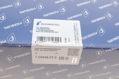 Узел подачи топлива; in-Tank; электрический pierburg 705656070