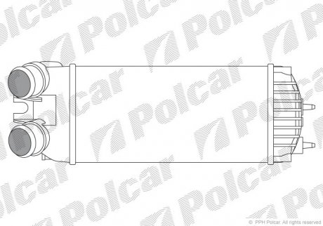 Радиатор интеркулера польша 2351J8-3