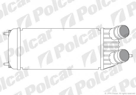 Интеркулер PSA Expert/Jumpy/Scudo 1.6D/Hdi 07- польша 2397J8-1