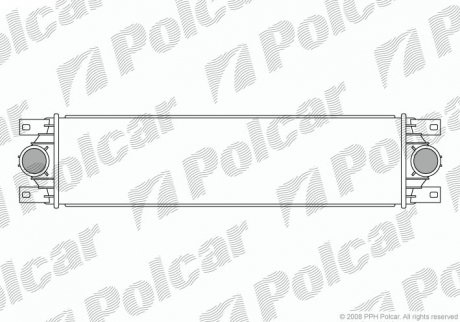 Интеркулер Renault Master/Opel Movano II 1.9/2.2/2.5 dCi 02- польша 6042J8-1