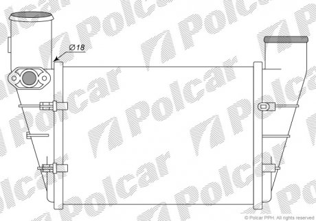 Интеркулер VW Passat, Audi A4/A6 1.8T/1.9TDi 95-01 польша 1324J8-1