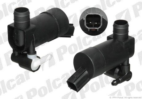 Насос склоомивача Ford C-Max 07-10, Focus 03-12, Galaxy 06-15, Kuga 07-, Mondeo 00-14, S-Max 06- /Volvo C30, V50, V70 польша 3202PS-2 на Форд Куга 1