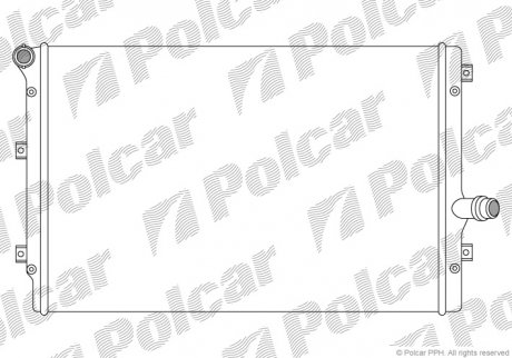 Основний радіатор VAG A3/Octavia/Caddy/Passat 1.6-2.0 TDI 10- польша 133108A4