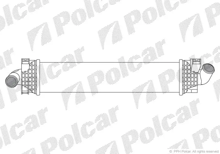 Радiатор iнтеркулера Focus C-Max, Focus, Kuga, Mondeo, S-Max 1.6D-2.5 10.03- польша 3205J81