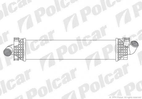 Радiатор iнтеркулера Focus C-Max, Focus, Kuga, Mondeo, S-Max 1.6D-2.5 10.03- польша 3205J81