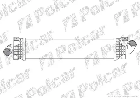 Радiатор iнтеркулера Focus C-Max, Focus, Kuga, Mondeo, S-Max 1.6D-2.5 10.03- Польша 3205J81