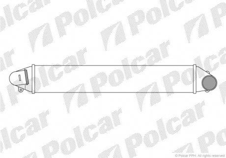 Радіатор інтеркулера Ford Galaxy/Seat Alhambra/VW Sharan 1.8T 20V/1.9Tdi 95- польша 9550J8-2