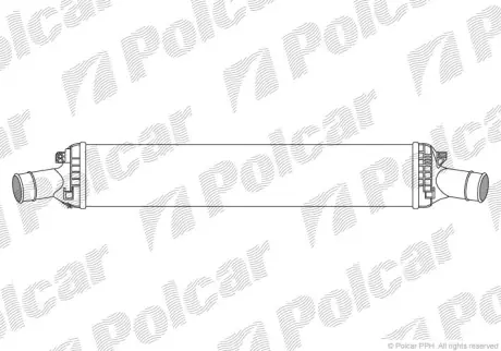Радиатор интеркулера польша 1337J82 Ауди Q5