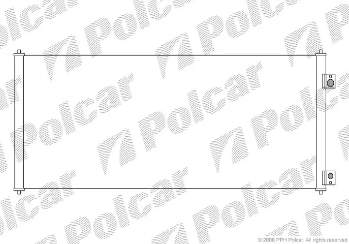 Радіатор кондиціонера Ford Transit 2.0D-2.4D 01.00- Польша 3247K8C1S (фото 1)