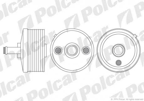 Радиатор масляний Skoda/VAG/Audi/Seat 1.6-2.0 (AKП 6 ступ.) 02-14 польша 9513L8-2