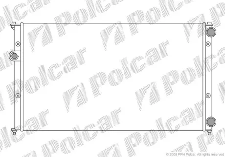 Радіатор охолодження двигуна Польша 952408A5
