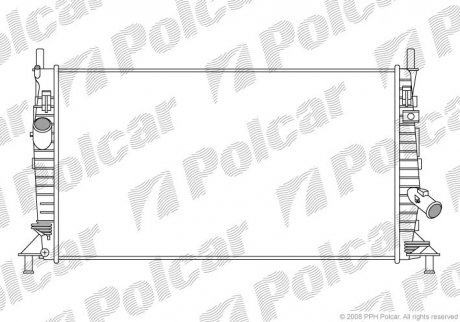 Радиатор охолодження Ford Focus C-Max 2.0TDCi 03- польша 320208-2
