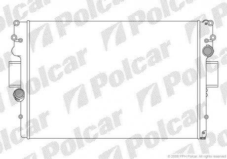Радіатор охолодження Iveco Dailly 2.3-3.0 D 02- польша 305208A5
