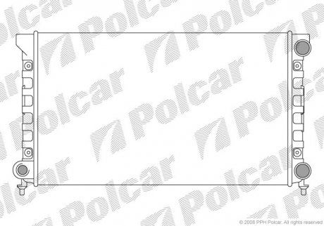 Радіатор охолодження VW Passat 1.6-1.8 88-97 польша 954608A4