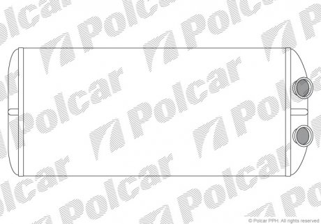 Радіатор опалення салону CITROEN BERLINGO 1.6-2.0D 12.99- польша 2329N8-3