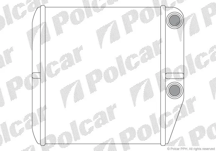 Радіатор пічки Citroen Nemo Fiat Fiorino,Linea, Punto 0.9-1.9D 06.05- польша 3024N82
