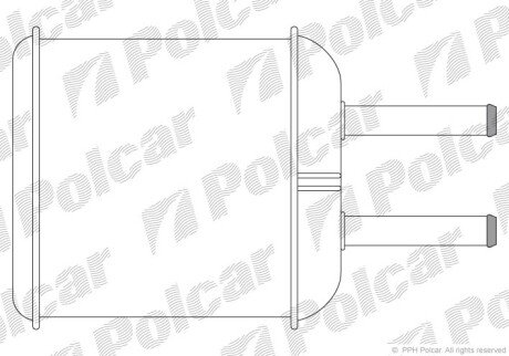 Радиатор печки (отопителя) польша 2902N8A1