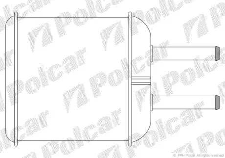 Радіатор пічки Matiz / Chery QQ польша 2902N8A1