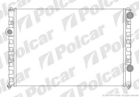 Радіатор VW Passat IV 1,6-2,0 (94-) польша 954708A1