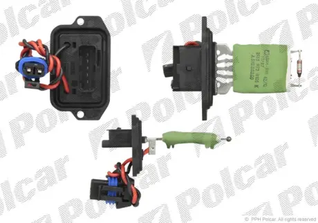 Резистор вентилятора пічки (Denso) Renault Trafic 01- Польша 6026KST3X