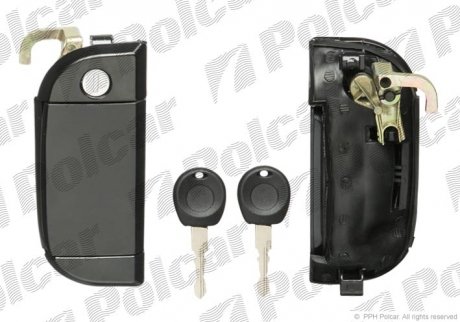 Ручка дверей перед. лів. VW T4 91-, 03- польша 9566Z45 на Фольксваген Транспортер т4