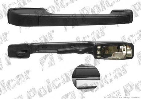 Ручка дверна задня права VW Golf II польша 9534Z46 на Фольксваген Джета