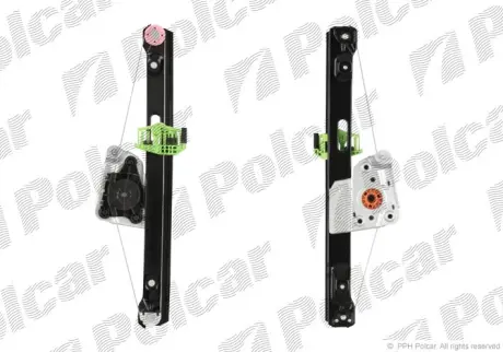Склопідіймач пер. пра.(без двиг.) BMW 3 (E90,E91) 04-12 польша 2040PSG2 Бмв Е90