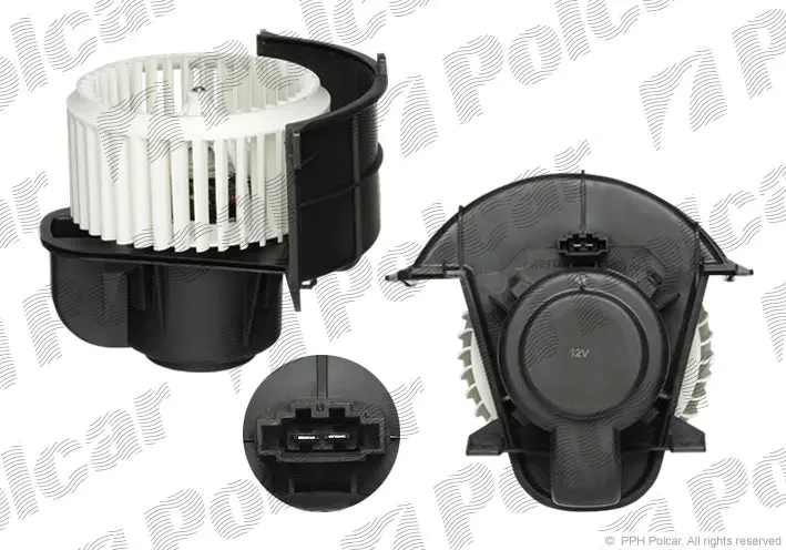 Вентелятор салону Audi Q7 Porsche Cayenne VW Amarok, Touareg 2.0D-6.0D 09.02-10.16 польша 9580NU1