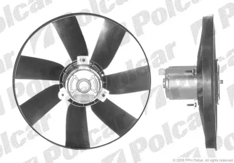 Вентилятор радіатора з моторчиком VW Golf III Passat 90- V Польша 953823U1