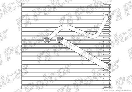 Випарювач кондиціонера Audi A3, TT Seat Alhambra Skoda Octavia, Yeti VW Caddy 1.0-3.6 02.03- польша 1331P81 на Шкода Октавия а5