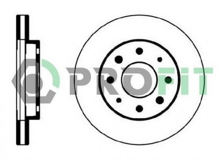 Тормозной диск profit 5010-0885
