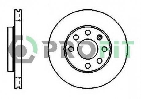 Тормозной диск profit 5010-1279
